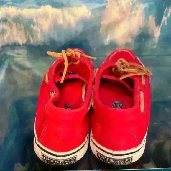 Red Sperry’s Topsider Boat Shoe - Picture 14 of 16
